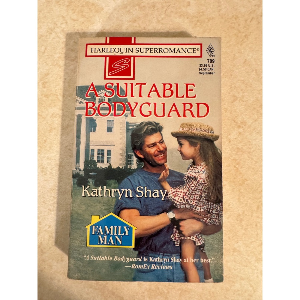 A Suitable Bodyguard Kathryn Shay Harlequin Super romance 709 Family Man 1996 PB